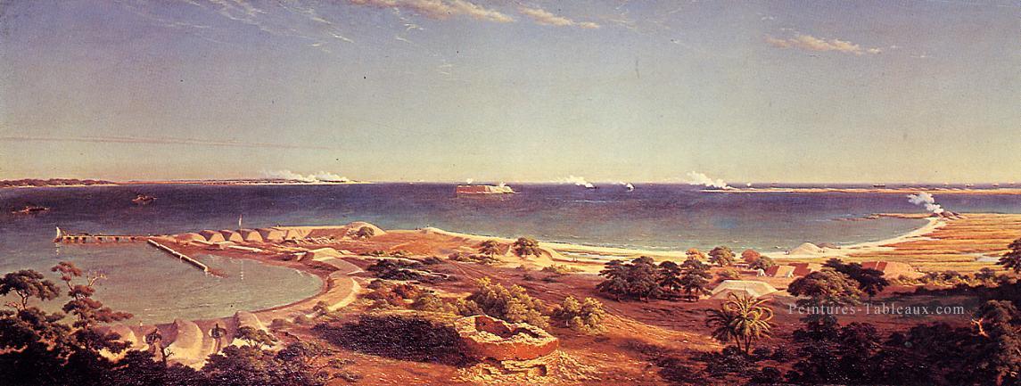 Le bombardement de Fort Sumter Albert Bierstadt Peintures à l'huile